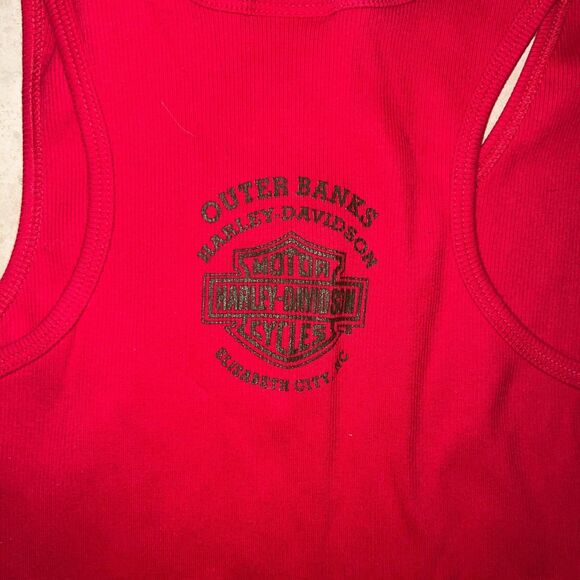 NWOT "I LOVE MY HARLEY" Harley Davidson Muscle Tank Top Sz XL Elizabeth City, NC - Picture 6 of 6